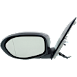 2016 Honda Odyssey LX - Driver Side Mirror, Power Adjust, Non-Heated, Paintable, Manual Folding, No Signal Light, No Blind Spot Feature, No Memory, No Puddle Light, No Auto-Dimming
