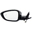 Driver Side Mirror, Power Adjust, Non-Heated, Manual Folding, Paintable, No Signal Light, No Memory, No Puddle Light, No Auto-Dim, With Blind Spot Detection in Glass