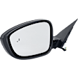 Driver Side Mirror, Power Adjust, Non-Heated, Manual Folding, Paintable, No Signal Light, No Memory, No Puddle Light, No Auto-Dim, With Blind Spot Detection in Glass