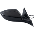 Passenger Side Mirror, Power Adjust, Non-Heated, Manual Folding, Paintable, No Signal Light, No Memory, No Puddle Light, No Auto-Dim, With Blind Spot Detection in Glass