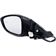 Driver Side Mirror, Power Adjust, Heated, Manual Folding, Paintable, In-housing Signal Light, No Memory, No Puddle Light, No Auto-Dim, With Blind Spot Detection in Glass
