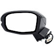 2023 Honda CR-V - Driver Side Mirror, Power Adjust, Heated, Paintable, Manual Folding, In-housing Signal Light, No Blind Spot Feature, No Memory, No Puddle Light, No Auto-Dimming