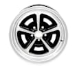 MW1785450 Aluminum Chrome Wheel, 17 in. X 8 in., 5 x 4.5 in.