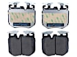 355039461 Front Low-Metallic Brake Pad Set