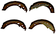355000121 Brake Shoe Set with Parking Brake Levers - Replaces OE Number 34-21-1-159-588