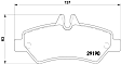 355005351 Brake Pad Set - Replaces OE Number 008-420-51-20
