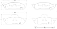355008661 Brake Pad Set - Replaces OE Number 163-420-12-20 41