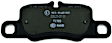 2022 Porsche Panamera - Rear OE Replacement Brake Pad Set, engdesig: CSZB, Except Ceramic Composite Brakes