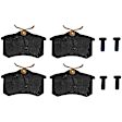 355018111 Rear OE Comparable Pad Material Brake Pad Set