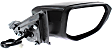 Passenger Side Mirror, Power, Manual Folding, Non-Heated, Paintable, No Signal Light, No Memory, No Puddle Light, No Auto-Dimming, No Blind Spot Feature