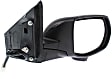 Passenger Side Mirror, Power Adjust, Manual Folding, Heated, Paintable, No Signal Light, No Memory, No Puddle Light, No Auto-Dimming, No Blind Spot Feature