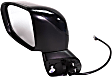 2014 Honda Civic EX - Driver Side Mirror, Power Adjust, Non-Heated, Paintable, Manual Folding, No Signal Light, No Blind Spot Feature, No Memory, No Puddle Light, No Auto-Dimming, Sedan