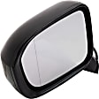 2014 Honda Civic EX - Driver Side Mirror, Power Adjust, Non-Heated, Paintable, Manual Folding, No Signal Light, No Blind Spot Feature, No Memory, No Puddle Light, No Auto-Dimming, Sedan