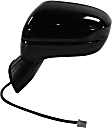 2014 Honda Civic EX - Driver Side Mirror, Power Adjust, Non-Heated, Paintable, Manual Folding, No Signal Light, No Blind Spot Feature, No Memory, No Puddle Light, No Auto-Dimming, Sedan