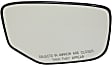 Passenger Side Mirror Glass, Non-Heated, No Blind Spot Feature