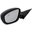 Driver Side Mirror, Power Adjust, Heated, Manual Folding, Paintable, No Signal Light, No Memory, No Puddle Light, No Auto-Dim, With Blind Spot Detection in Glass