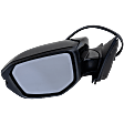 Driver Side Mirror, Power Adjust, Heated, Manual Folding, Paintable, In-housing Signal Light, No Memory, No Puddle Light, No Auto-Dimming, No Blind Spot Feature