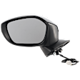 Driver Side Mirror, Power Adjust, Manual Folding, Non-Heated, Paintable, No Signal Light, No Memory, No Puddle Light, No Auto-Dimming, No Blind Spot Feature
