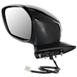 Driver Side Mirror, Power Adjust, Manual Folding, Non-Heated, Paintable, No Signal Light, No Memory, No Puddle Light, No Auto-Dimming, No Blind Spot Feature