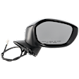 2022-2024 Honda Civic - Passenger Side Mirror, Power, Manual Folding, Non-Heated, Paintable, No Signal Light, No Memory, No Puddle Light, No Auto-Dimming, No Blind Spot Feature