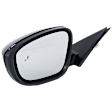 Driver Side Mirror, Power Adjust, Heated, Manual Folding, Paintable, No Signal Light, No Memory, No Puddle Light, No Auto-Dim, With Blind Spot Detection in Glass