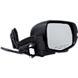 2016-2018 Honda Pilot - Passenger Side Mirror, Power Adjust, Non-Heated, Manual Folding, Paintable, No Signal Light, Without Memory Recall, No Puddle Light, No Auto-Dimming, No Blind Spot Feature