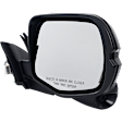 2016-2018 Honda Pilot - Passenger Side Mirror, Power Adjust, Non-Heated, Manual Folding, Paintable, No Signal Light, Without Memory Recall, No Puddle Light, No Auto-Dimming, No Blind Spot Feature