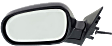 Sedan Driver Side Mirror, Manual Adjust, Non-Heated, Manual Folding, Paintable, No Signal Light, No Memory, No Puddle Light, No Auto-Dim, No Blind Spot Feature