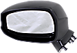 2014 Honda Civic EX-L - Driver Side Mirror, Manual Adjust, Non-Heated, Textured Black, Manual Folding, No Signal Light, No Blind Spot Feature, No Memory, No Puddle Light, No Auto-Dimming, Sedan