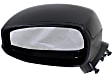 2014 Honda Civic EX-L - Driver Side Mirror, Manual Adjust, Non-Heated, Textured Black, Manual Folding, No Signal Light, No Blind Spot Feature, No Memory, No Puddle Light, No Auto-Dimming, Sedan