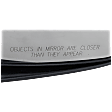 Passenger Side Mirror, Manual Adjust, Non-Folding, Non-Heated, Textured Black, No Signal Light, No Memory, No Puddle Light, No Auto-Dimming, No Blind Spot Feature