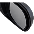 Passenger Side Mirror, Manual Adjust, Non-Folding, Non-Heated, Textured Black, No Signal Light, No Memory, No Puddle Light, No Auto-Dimming, No Blind Spot Feature
