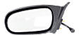 Sedan Driver Side Mirror, Manual Adjust, Non-Heated, Non-Folding, Textured Black, No Signal Light, No Memory, No Puddle Light, No Auto-Dimming, No Blind Spot Feature