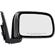 Passenger Side Mirror, Power Adjust, Manual Folding, Non-Heated, Paintable, No Signal Light, No Memory, No Puddle Light, No Auto-Dimming, No Blind Spot Feature