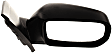 Passenger Side Mirror, Manual Adjust, Manual Folding, Non-Heated, Textured Black, No Signal Light, No Memory, No Puddle Light, No Auto-Dimming, No Blind Spot Feature