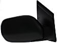 Passenger Side Mirror, Manual Adjust, Manual Folding, Non-Heated, Textured Black, No Signal Light, No Memory, No Puddle Light, No Auto-Dimming, No Blind Spot Feature