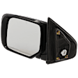 Driver Side Mirror, Power Adjust, Manual Folding, Heated, Paintable, In-housing Signal Light, With memory, No Puddle Light, No Auto-Dimming, No Blind Spot Feature