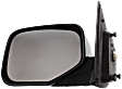 Driver Side Mirror, Power Adjust, Non-Heated, Manual Folding, Textured Black, No Signal Light, No Memory, No Puddle Light, No Auto-Dimming, No Blind Spot Feature