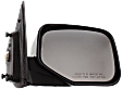 Passenger Side Mirror, Power Adjust, Non-Heated, Manual Folding, Textured Black, No Signal Light, No Memory, No Puddle Light, No Auto-Dimming, No Blind Spot Feature