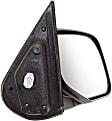 Passenger Side Mirror, Power Adjust, Non-Heated, Manual Folding, Textured Black, No Signal Light, No Memory, No Puddle Light, No Auto-Dimming, No Blind Spot Feature