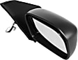 2002-2005 Honda Civic - Hatchback Passenger Side Mirror, Power Adjust, Non-Heated, Manual Folding, Textured Black, No Signal Light, Without Memory Recall, No Puddle Light, No Auto-Dimming, No Blind Spot Feature