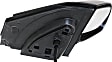 2002-2005 Honda Civic - Hatchback Passenger Side Mirror, Power Adjust, Non-Heated, Manual Folding, Textured Black, No Signal Light, Without Memory Recall, No Puddle Light, No Auto-Dimming, No Blind Spot Feature