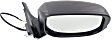 Passenger Side Mirror, Power Adjust, Manual Folding, Non-Heated, Paintable, No Signal Light, No Memory, No Puddle Light, No Auto-Dimming, No Blind Spot Feature