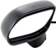 Driver Side Mirror, Power Adjust, Heated, Manual Folding, Textured Black, No Signal Light, No Memory, No Puddle Light, No Auto-Dimming No Blind Spot Feature Sedan