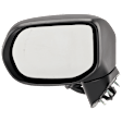 Sedan Driver Side Mirror, Power Adjust, Heated, Manual Folding, Paintable, In-housing Signal Light, No Memory, No Puddle Light, No Auto-Dim, No Blind Spot Feature