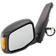 Driver Side Mirror, Power Adjust, Manual Folding, Heated, Paintable, In-housing Signal Light, With memory, No Puddle Light, No Auto-Dimming, No Blind Spot Feature