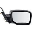 2015 Honda Pilot - Passenger Side Mirror, Power Adjust, Non-Heated, Paintable, Manual Folding, No Signal Light, No Blind Spot Feature, No Memory, No Puddle Light, No Auto-Dimming
