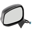 Driver Side Mirror, Power Adjust, Manual Folding, Heated, Textured Black, No Signal Light, No Memory, No Puddle Light, No Auto-Dimming, No Blind Spot Feature