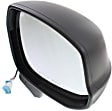 Passenger Side Mirror, Power, Manual Folding, Heated, Textured Black, No Signal Light, No Memory, No Puddle Light, No Auto-Dimming, No Blind Spot Feature