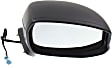 Passenger Side Mirror, Power, Manual Folding, Heated, Textured Black, No Signal Light, No Memory, No Puddle Light, No Auto-Dimming, No Blind Spot Feature
